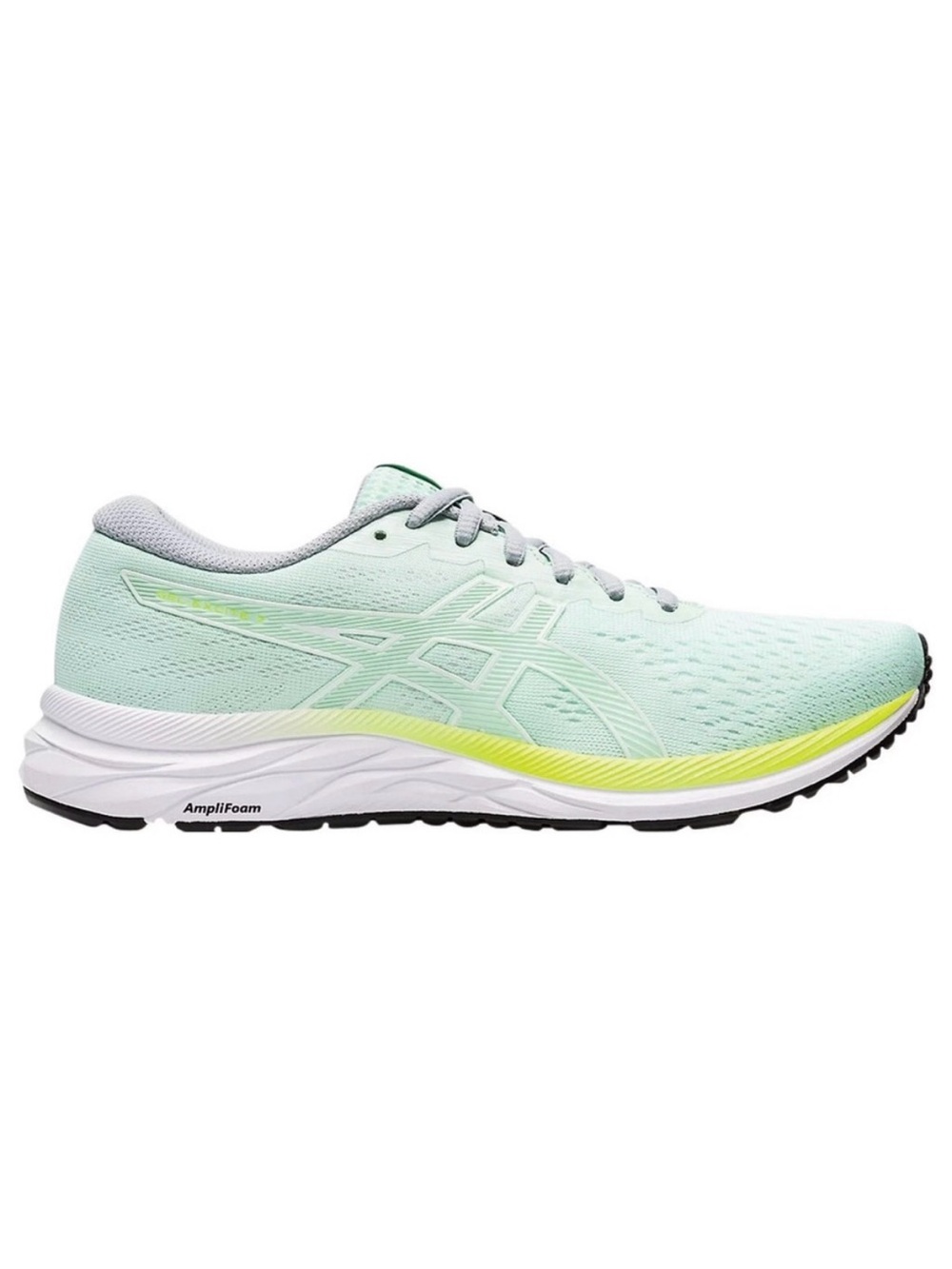 ASICS Mint Green and Neon Yellow Women's Running Shoe - Picture 4 of 5